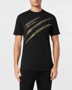 Czarny T-shirt z printem