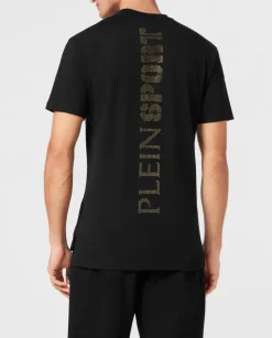 Czarny T-shirt z printem