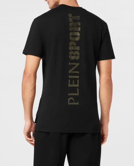 Czarny T-shirt z printem