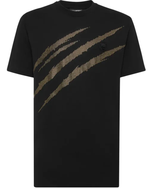 Czarny T-shirt z printem