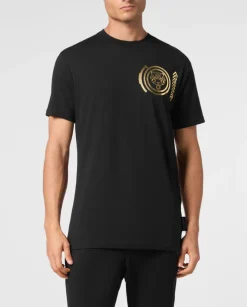 Czarny T-shirt z printem