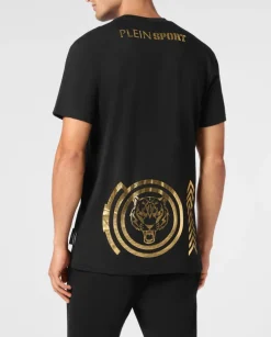 Czarny T-shirt z printem