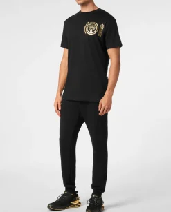 Czarny T-shirt z printem