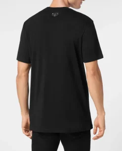 Czarny T-shirt z printem