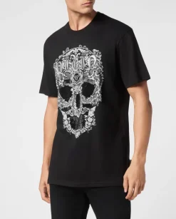 Czarny T-shirt z printem