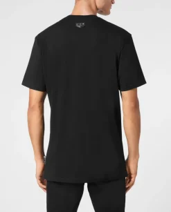 Czarny T-shirt z printem