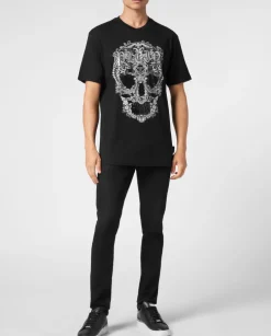 Czarny T-shirt z printem