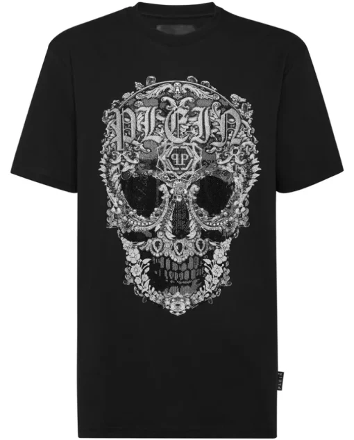 Czarny T-shirt z printem