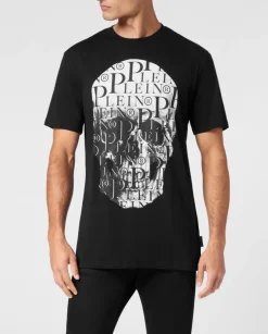 Czarny T-shirt z printem