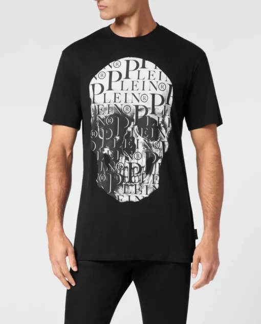 Czarny T-shirt z printem