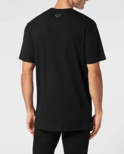 Czarny T-shirt z printem