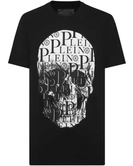 Czarny T-shirt z printem