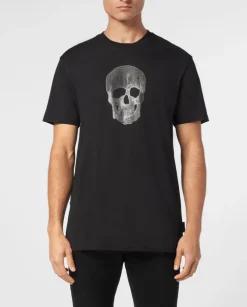 Czarny T-shirt z printem