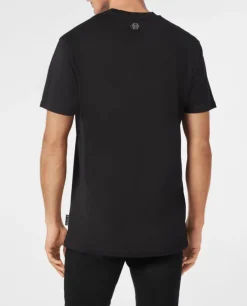 Czarny T-shirt z printem
