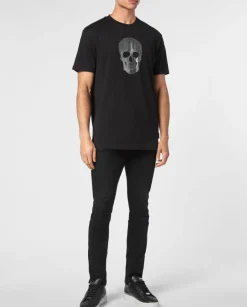 Czarny T-shirt z printem