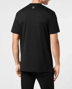 Czarny T-shirt z printem