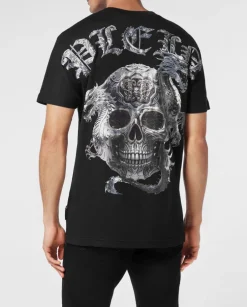 Czarny T-shirt z printem