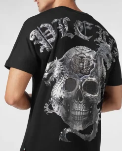 Czarny T-shirt z printem