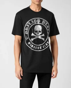 Czarny T-shirt z printem