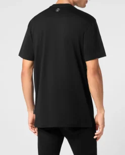Czarny T-shirt z printem