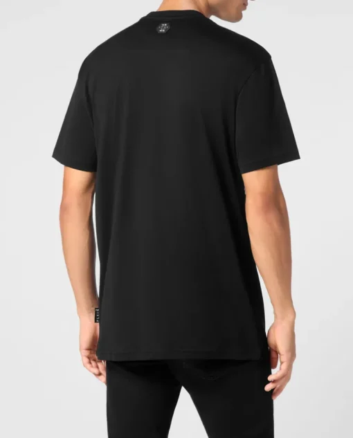 Czarny T-shirt z printem