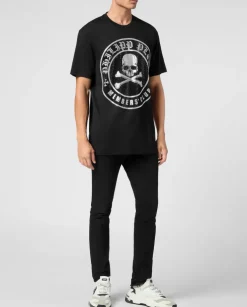 Czarny T-shirt z printem