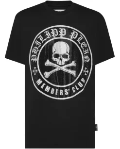 Czarny T-shirt z printem