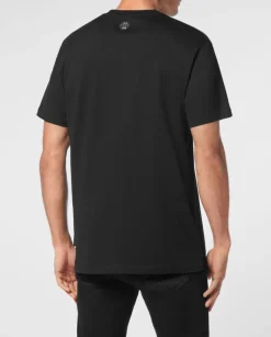 Czarny T-shirt z printem