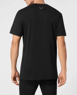 Czarny T-shirt z printem