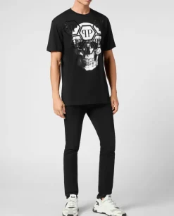 Czarny T-shirt z printem