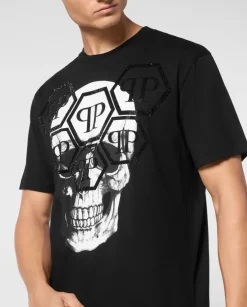 Czarny T-shirt z printem