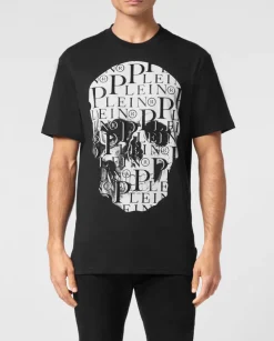 Czarny T-shirt z printem