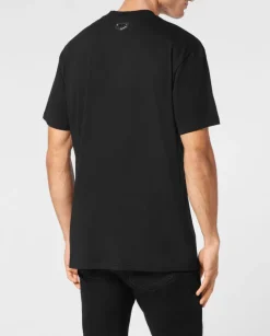 Czarny T-shirt z printem