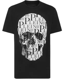 Czarny T-shirt z printem