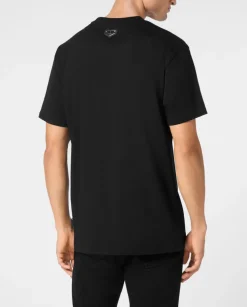 Czarny T-shirt z printem