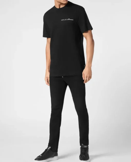 Czarny T-shirt z printem