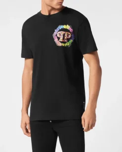 Czarny T-shirt z printem