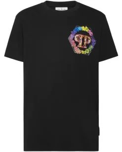 Czarny T-shirt z printem