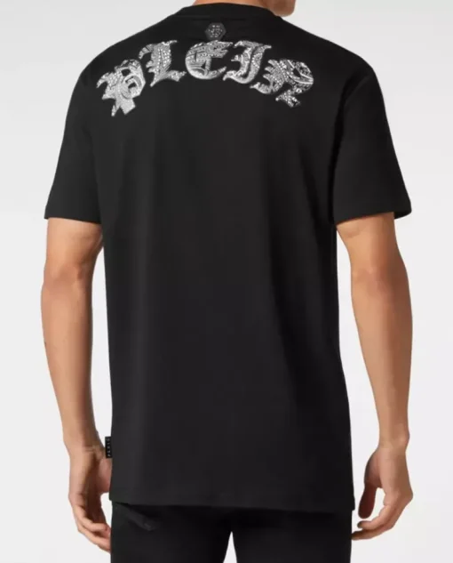 Czarny t-shirt z wzorem Paisley Teddy Bear