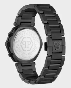 Czarny zegarek Hexagon Chrono