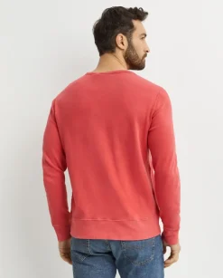 Czerwona bluza z haftowanym logo