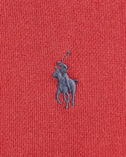 Czerwona bluza z haftowanym logo