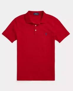 Czerwona koszulka polo Slim Fit