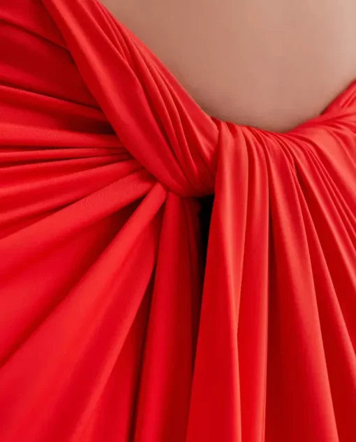 Czerwone pareo Knot Touch