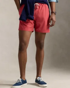 Czerwone spodenki kąpielowe Stretch Classic Fit