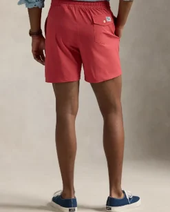 Czerwone spodenki kąpielowe Stretch Classic Fit