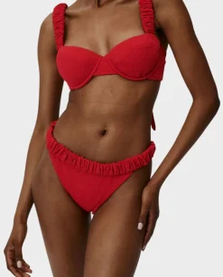 Czerwony dół od bikini Girlish Charm