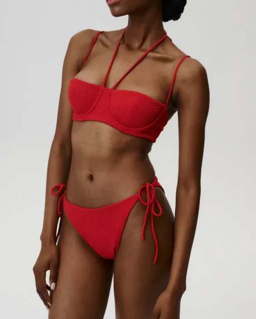Czerwony dół od bikini Set Free