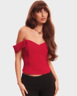 Czerwony gorset Burning Desire