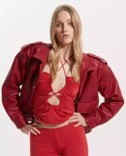 Czerwony top Ann